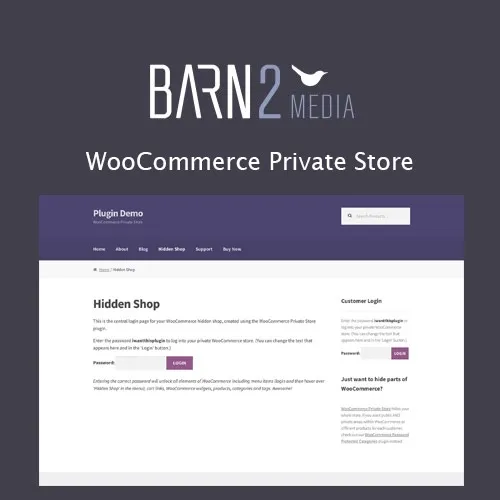 Barn2Media WooCommerce Private Store