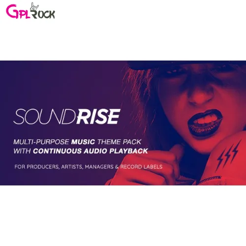 SoundRise - Artists, Producers and Record Labels WordPress Theme