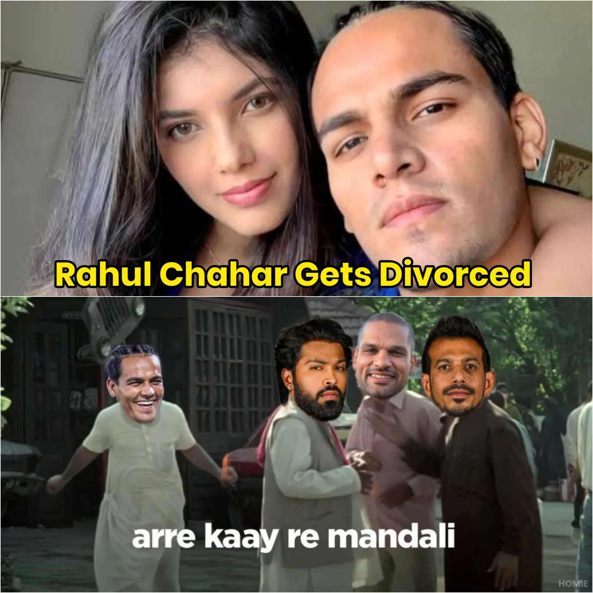 Rahul Chahar Divorce News