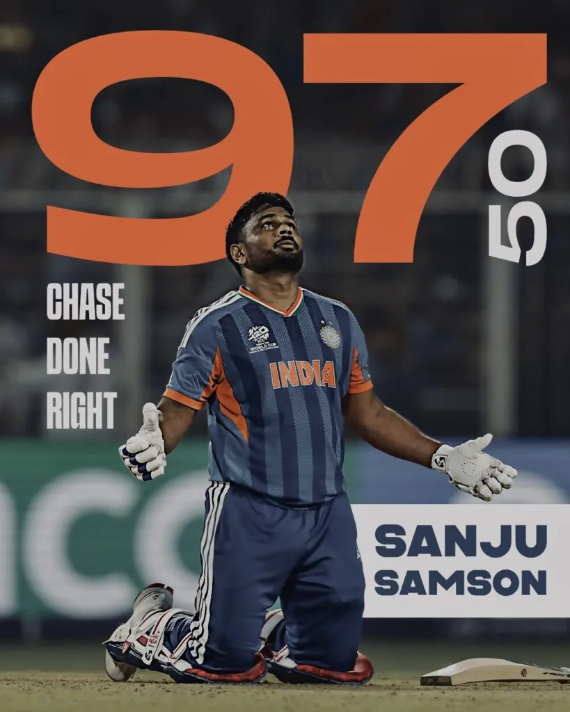 Sanju Samson 97 Runs