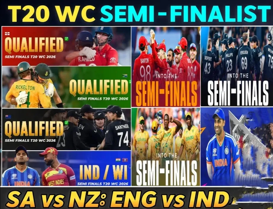 India vs England Semi Final 2026 T20 World Cup 2026 Semi Final