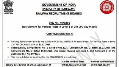 RRB Group D 2025 Application Date Extended