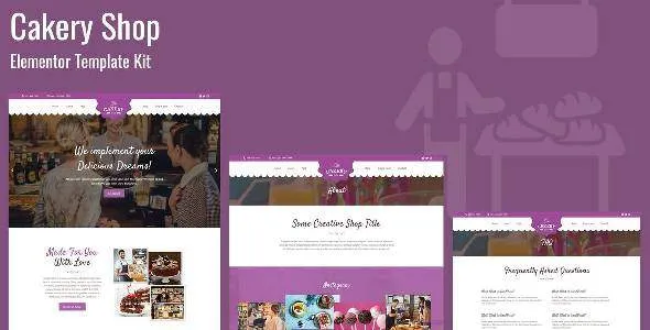 Cakeryshop – Bakery Business Template Kit