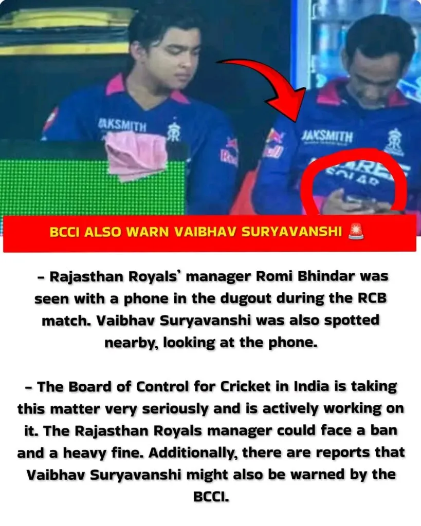 Vaibhav Suryavanshi IPL controversy, IPL dugout phone rules, PMOA protocol IPL, IPL anti corruption unit rules, IPL player ban news, Vaibhav Suryavanshi IPL Ban, vaibhav Suryavanshi Ban