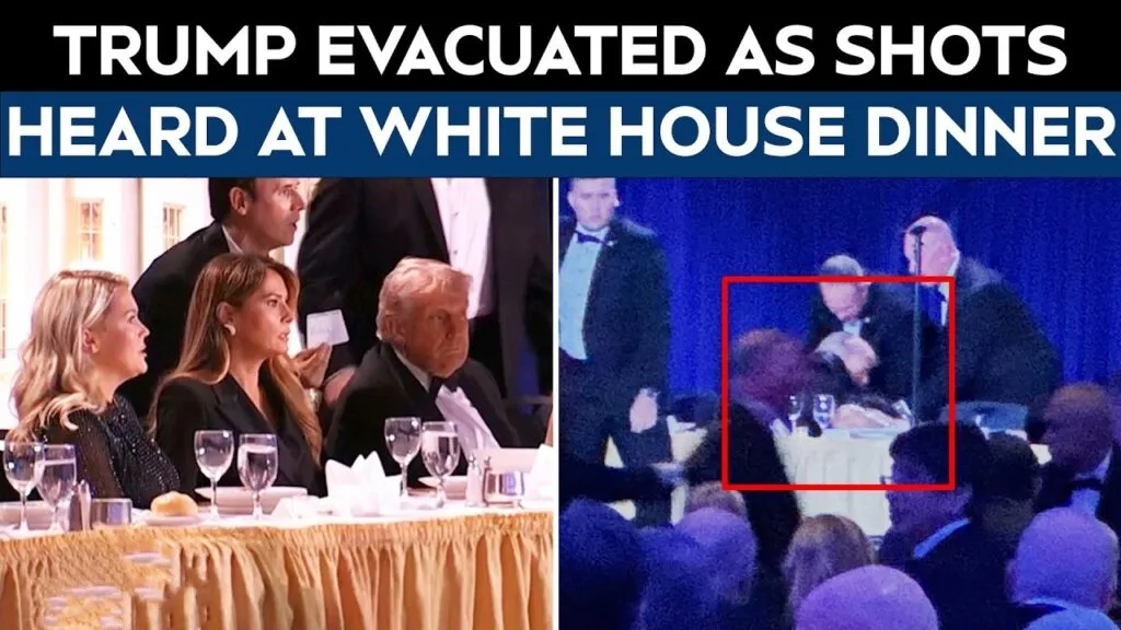 Donald Trump security scare, Washington Hilton shooting, White House Correspondents Dinner incident, Trump assassination threat, US political tensions, Donald Trump death 