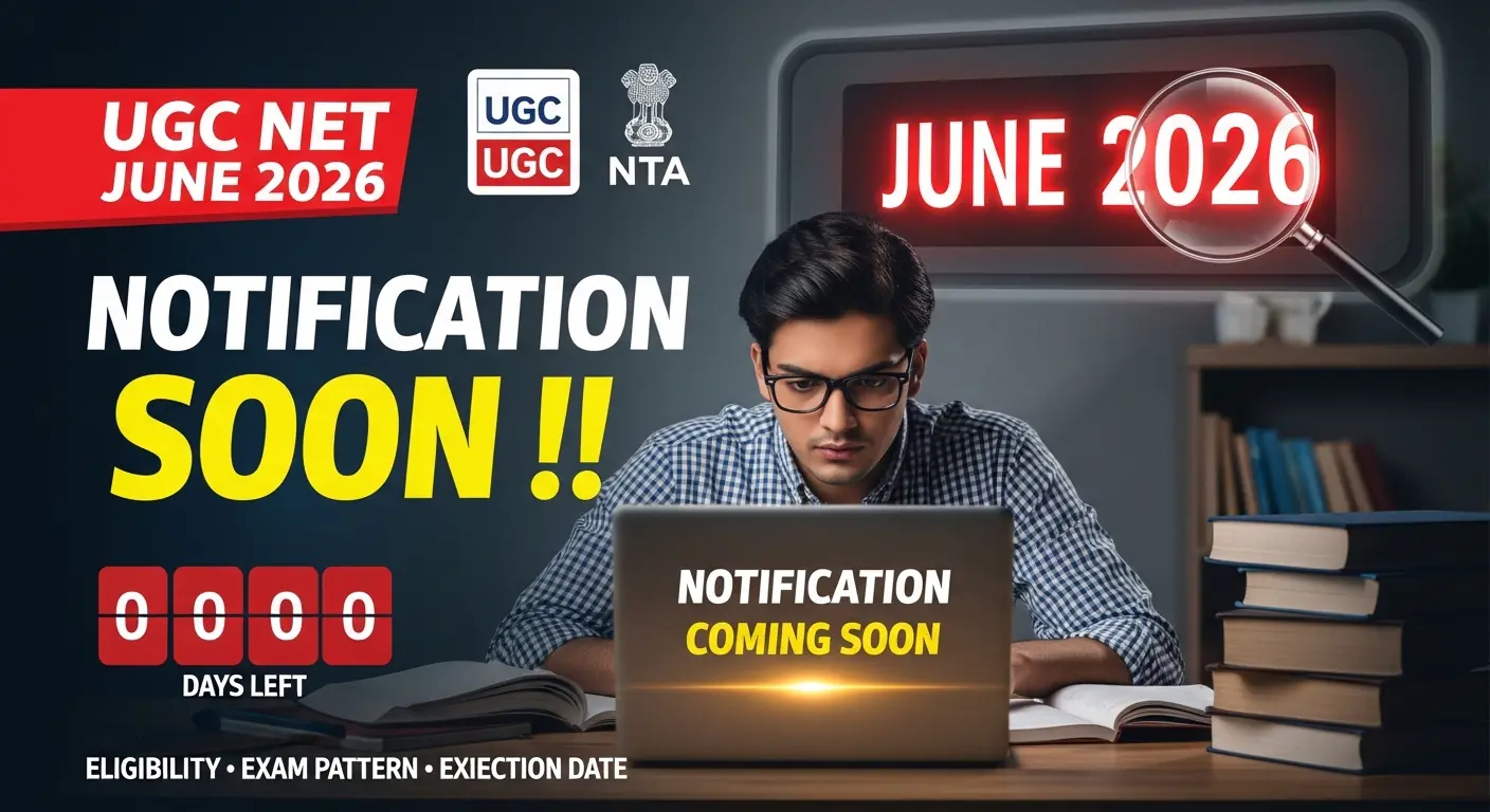 UGC NET 2026 notification, UGC NET June 2026, NTA UGC NET 2026, ugcnet.nta.nic.in, UGC NET eligibility, JRF 2026