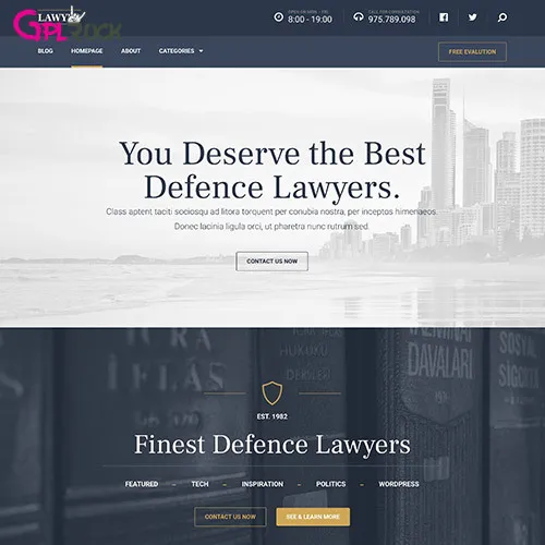 MyThemeShop Lawyer WordPress Theme