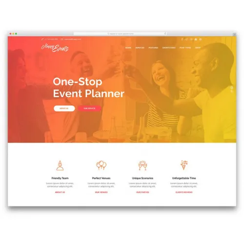 PartyMaker | Event Planner & Wedding Agency WP