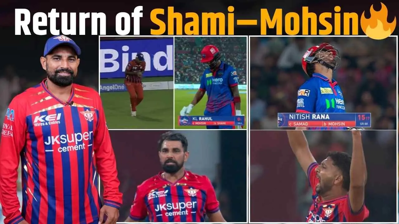 Mohsin Khan comeback, IPL 2026 analysis, LSG bowling attack, Mohammed Shami performance, cricket comeback stories, mohammad Shammi, Shammi, Prince Yadav, Abdul samad, Nicolas pooran, kuldeep yadav, T Natarajan,