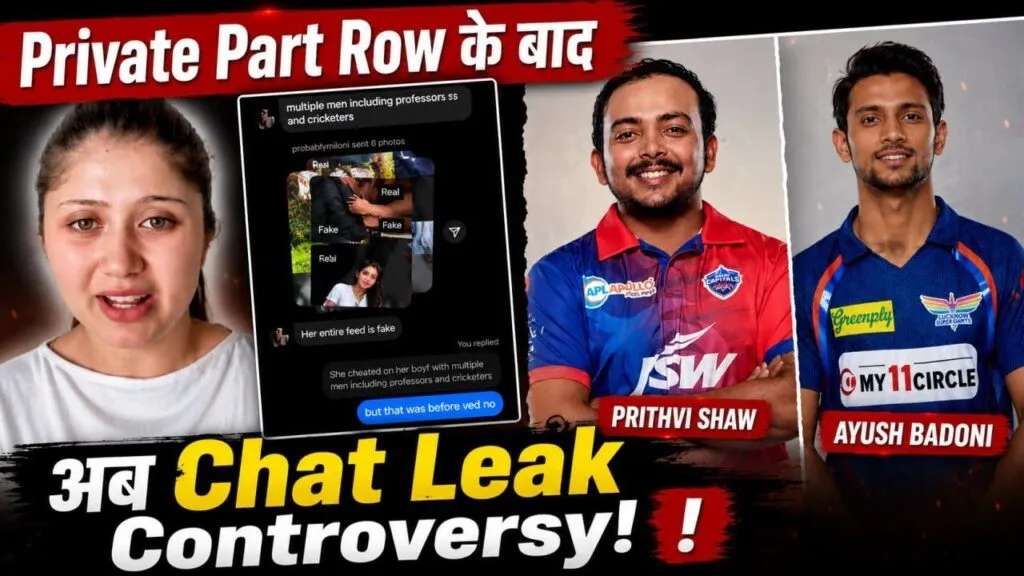 Sejal Pawar Controversy, Sejal Pawar Viral Chats, Pranit More Show Controversy, Sejal Pawar FIR, NCW Action, Viral Audio Clips, Prithvi Shaw News, Ayush Badoni News
